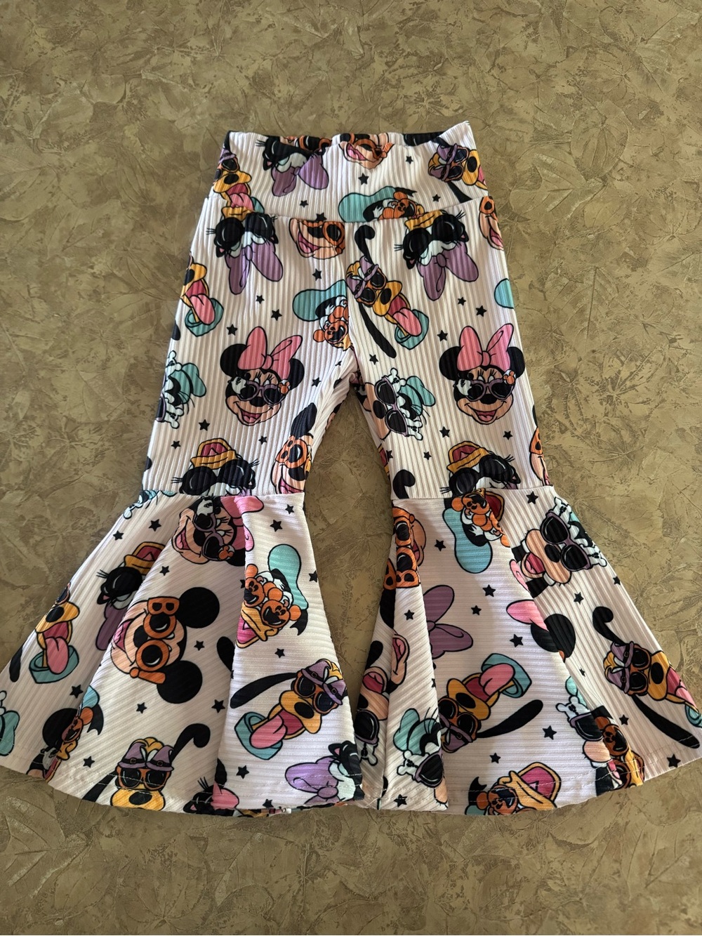 Sweet Pea White Multi-Color Character Flared Skort
